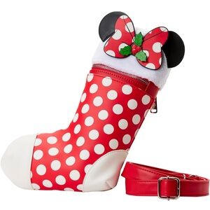 Loungefly Disney Minnie Stocking Cross Body Bag - Brand new!